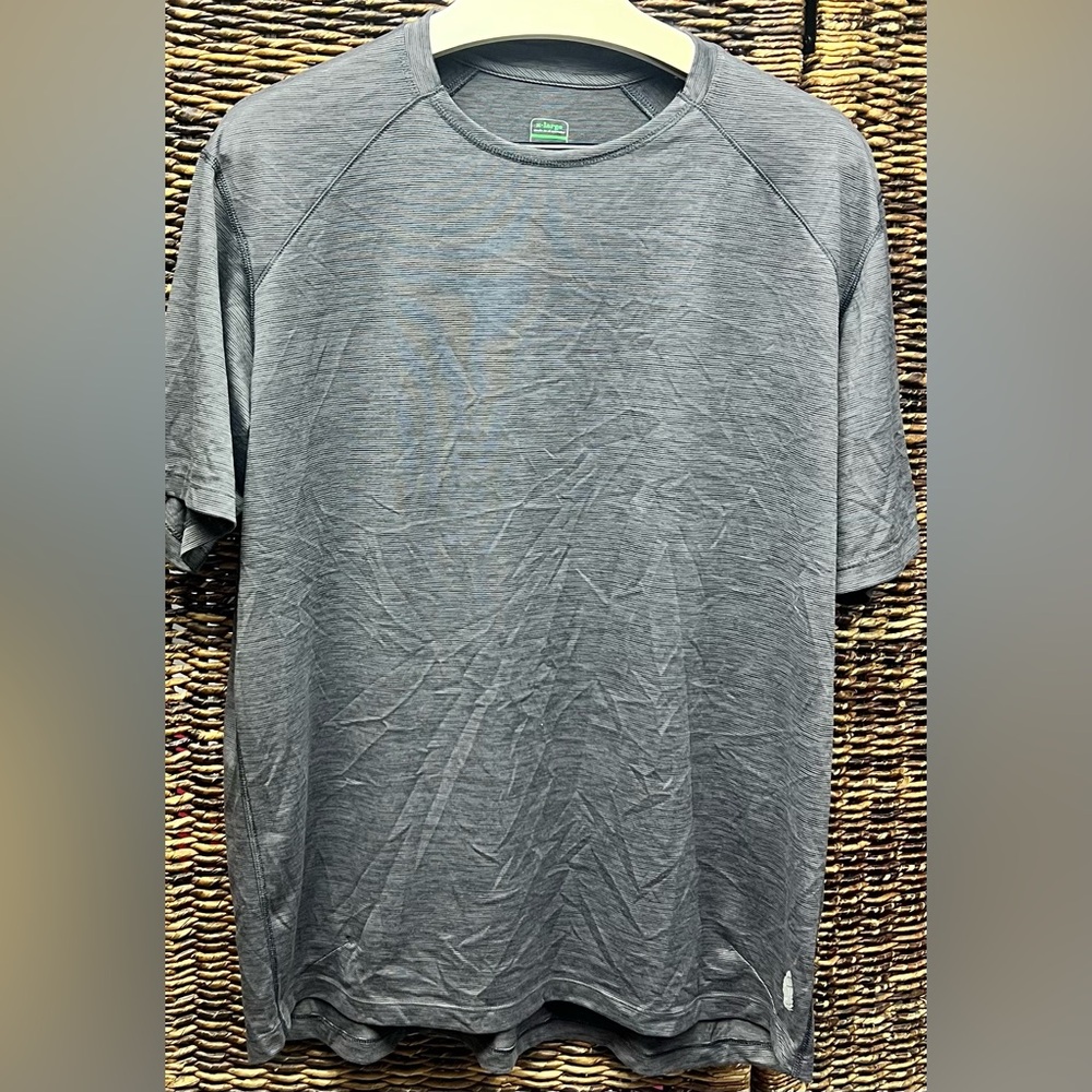 Stio Charcoal Heather Short Sleeve Men's Tee-XLarge